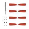 8X Propellers for DJI Flip Drone Accessories Quick-Release Blades Red view 1