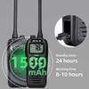 Retevis RA26 Marine Radio, Handheld Floating IP67 Waterproof,1500mAh, USB Charging, NOAA, International Channels, Backlit LCD Display, Portable Two-Way Boat Radio for Kayaking Fishing(2 Pack) view 2