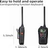Retevis RA26 Marine Radio, Handheld Floating IP67 Waterproof,1500mAh, USB Charging, NOAA, International Channels, Backlit LCD Display, Portable Two-Way Boat Radio for Kayaking Fishing(2 Pack) view 4