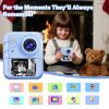 Instant Print Camera for Kids, 1080P Video Camera with 3 Print Rolls view 2