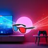 Zhuluck Red and Blue 3D Glasses,3D Viewing Glasses,Universal TV Movie Dimensional Video Frame 3D Glasses,DVD Game Glass 3D Style Glasses,Weightlight Simple Design,3d Movie Game-extra Upgrade Style view 2
