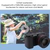 5K WiFi Digital Camera, F:5.76mm-69.12mm F.No1.8-2.6, 12x Optical Zoom, 64MP CMOS 5K 30fps Camera Mirrorless with 3.2 Inch Flip & Flash, for Teens Adult Beginner (Black) view 2
