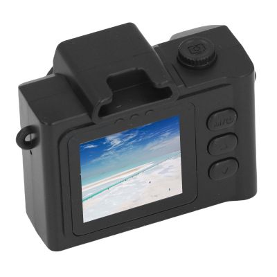 Keychain Camera, Retro Filter Effects 0.96 Inch Screen Compact Digital Camera for Outdoor Cycling Travel (128GB)