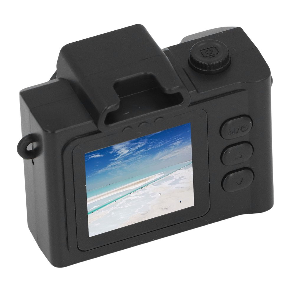 Keychain Camera, Retro Filter Effects 0.96 Inch Screen Compact Digital Camera for Outdoor Cycling Travel (128GB)