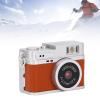 Mini Keychain Camera, 1080P 20MP Small Retro Camera with 0.96in Screen, Portable Micro Video Camcorder for Photo Video Travel Study Recording (Brown) view 4