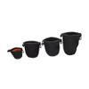 HOMSFOU Portable Waterproof Camera Lens Pouch for DSLR Elastic Lens Storage Bag Protective Cover for Photographers and Travel Black view 1