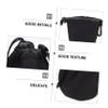 HOMSFOU Portable Waterproof Camera Lens Pouch for DSLR Elastic Lens Storage Bag Protective Cover for Photographers and Travel Black view 3