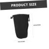 Angoily 4Pcs Camera Lens Pouch Protective Case for Camera Lenses Durable Photography Accessories with Drawstring Design Versatile Lens Cover Bag for Professionals view 2