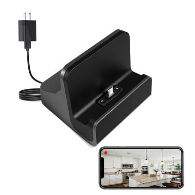LIZVIE Phone Charger Hidden Camera  2.4G & 5G Wireless 170 Wide Angle Motion Detection/APP Remote/Night Vision/APP Remote View/SD Storage for Home/Office Security.