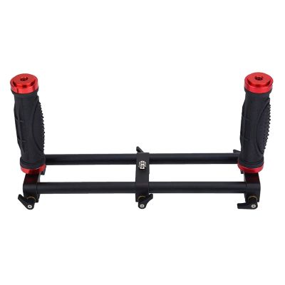 Camera Dual Grip Extender Handle Gimbal Stabilizer Rig Accessory