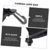 STOBOK 4pcs Elastic Camera Lens Case Neoprene Pouch for Camera Lens Hooks for Belt Bag for Professional and Hobbyist view 3