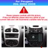 Radio for Peugeot 206 2004-2008 Android 13 9" IPS Touch Screen, Car Stereo with CarPlay & Android Auto, GPS Navigation DSP SWC 5G WiFi Camera 8CORE 4+32GB view 2