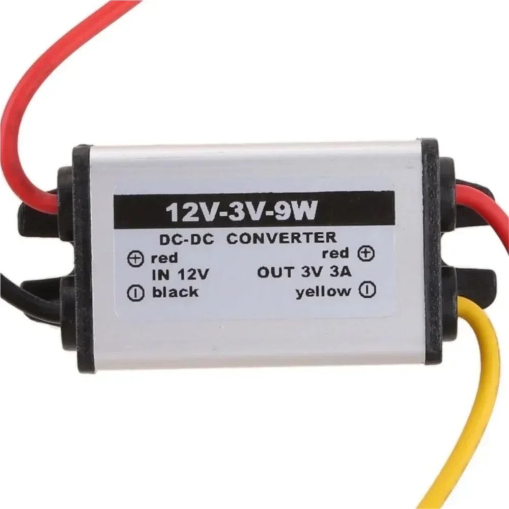 12V24V to 3V 3.3V 3.7V 4.2V 5V 6V 7.5V 9V 12V Power Supply Voltage Converter Buck Step-Down Module DC to DC Converter for Car(12v241V to 3V 5A)