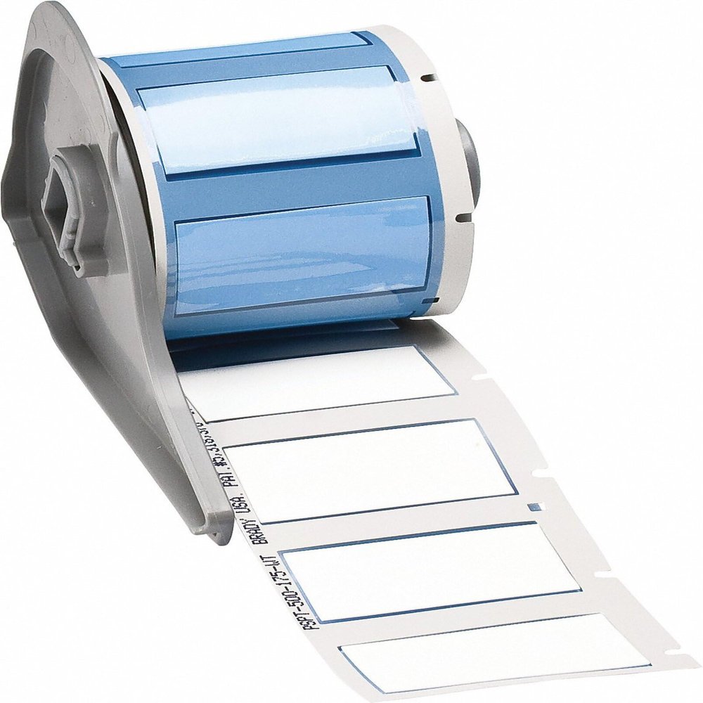 SLEEVELABEL, White, POLYOLEFIN, 1-3/4INW