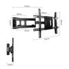 Tv Rack Wall Mount, Swivels Tilts TV Mount Bracket, For32-65Inch Flat TVs,Up to 50kg TV Bracket view 2