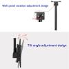 Universal TV Stand tv Wall Mount Tilt Swivel TV Ceiling Mount, Fits Most 32-60 Inches TV Bracket, with Loading 110 Lbs, Max 600x400mm view 4