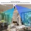 Dual Lens 1080P Security Camera for Home, 360 PTZ & Motion Detection, Wireless WiFi Home Camera with Phone App,No SD Card view 3