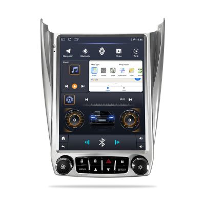 Android 12 Car Stereo, 10.1-inch HD Touchscreen, WiFi GPS Navigation Radio Player with Backup Camera for Chevrolet Equinox, GMC Terrain 2012-2017 (4+64 Without Lock)