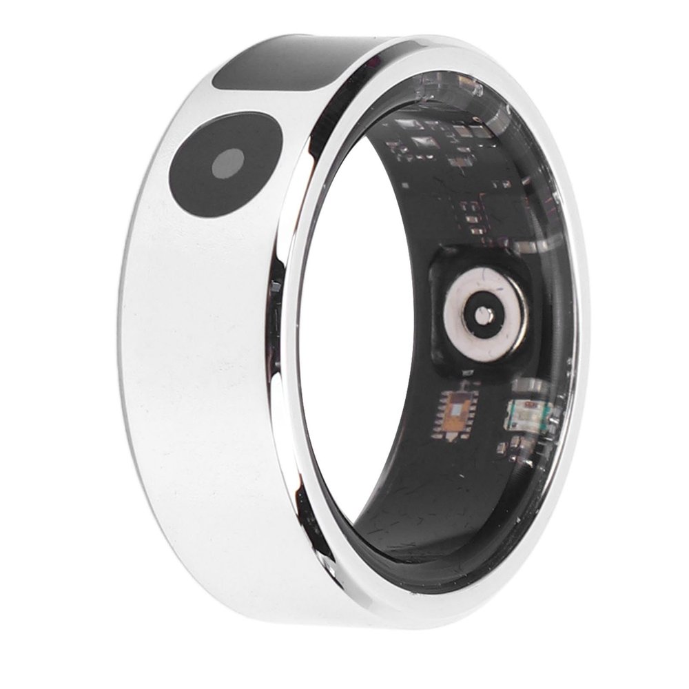 Smart Ring for Women & Men, 5ATM Water Proof Fitness Ring with Charging Case, Multi Sport Modes Fitness Tracker with Step Counter, Health Tracker for Sports Running Stylish (Size 9)