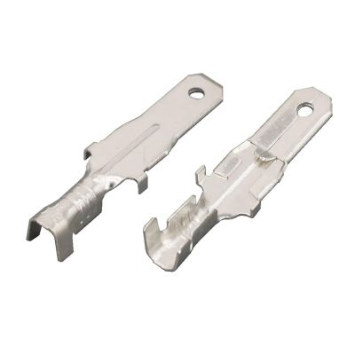 100 PCS DJ617-4.8x0.8B Automotive Connectors Terminal Block Terminal Copper Terminal Insert Pin