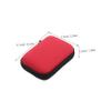 DIYEAH 4pcs Portable Eva Zipper Storage Bag Set for Headphones Cables and Playing Cards Multi-functional Travel Organizer Material Black Blue Pink view 2
