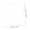 BUGUUYO Microscope Micrometer with Net Shaped Eyepiece Ruler Glass Calibration Tool for Objective Lens Measurement Quick Installation Compatible with Various Microscopes view 2