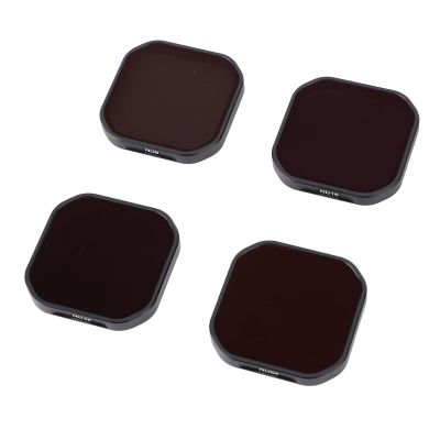 4PCS ND Filter Set for Pro 2 Action Camera, HD Optical Glass ND8 ND16 ND32 ND64 Neutral Density Lens Filter Set with Multi Coating, Water, and Scratch Proof