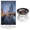 12mm F2.0 Lens, APS C Large Aperture Cameras Lens, Manual Focus, Multi Layer Anti Reflective Coating Lens with RF Mount for R7 R10 R50 R100 (Silver) view 2