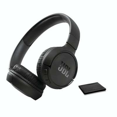JBL Tune 510BT On-Ear Wireless Bluetooth Headphones with Pure Bass Stereo Sound, Black (Renewed)