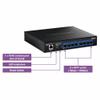 TRENDnet 8-Port 10G Layer 2 Managed SFP+ Switch, TL2-F7080, 8 x 10G SFP+ Ports, Web-Based Management, NDAA + TAA Compliant, 160Gbps, Layer 2 Hub, Ethernet Splitter view 4