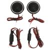2Pcs 150W Black Aluminium Car Tweeters, 25mm Compact HiFi Dome, Wide Frequency Range 80Hz 22KHz, Installation for All Car Sound, Crisp Sound Reproduction view 1