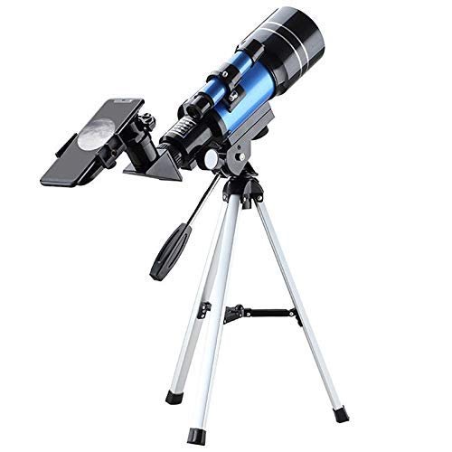 High Power Adult Astronomical Telescope, 150X Astronomical Refractor Telescope, Beginners Travel Stargazing High Magnification Telescope, with Tripod Binoculars