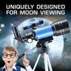 High Power Adult Astronomical Telescope, 150X Astronomical Refractor Telescope, Beginners Travel Stargazing High Magnification Telescope, with Tripod Binoculars view 4