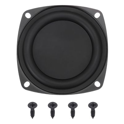 MECCANIXITY 1 Pcs Passive Radiator 3 Inch Woofer Vibrating Membrane, Rubber Vibration Diaphragm Plate Subwoofer for Bass Speaker Replacement, DIY(with 4pcs Screw)