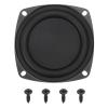 MECCANIXITY 1 Pcs Passive Radiator 3 Inch Woofer Vibrating Membrane, Rubber Vibration Diaphragm Plate Subwoofer for Bass Speaker Replacement, DIY(with 4pcs Screw) view 1