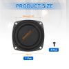 MECCANIXITY 1 Pcs Passive Radiator 3 Inch Woofer Vibrating Membrane, Rubber Vibration Diaphragm Plate Subwoofer for Bass Speaker Replacement, DIY(with 4pcs Screw) view 2