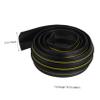 STOBOK Floor Cable Protector 3-Pack Heavy-Duty Cable Cover Strips for Wall Mounting Rubber Wire Concealer Black view 2