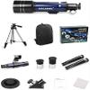 High Power Telescope for Kids&Beginners,70mm Refractor Telescope with Tripod & Finder Scope,for Observe The Moon and Landscape - with Backpack Binoculars view 2