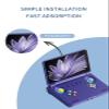 [2 Park]Screen Protector for Retroid Pocket Flip 2 5.5 Inch Handheld Game Consoles Tempered Glass Film,BOVUGAC Screen Protector for Pocket Flip2 Handheld Gaming Anti-Scratch & Sensitive & 9H Hardness view 3