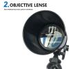 High Power Monocular High-Resolution Astronomical Telescope, High-Definition High-Power Beginners Entry Telescope Children's Science and Education Tool Binoculars view 3