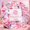 100PCS Pink Disco Cowgirl Stickers Pack,Waterproof Vinyl Western Cowboy Sticker for Water Bottle Laptop Scrapbook,Disco Girl Decal for Preppy Decor Party Gifts,Cowgirl Stickers for Adults Teens Kids view 3