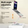 ZHONGCHENGWU Laptop Stand, 360 Rotating Aluminum Laptop Stand with Desk Accessories view 4