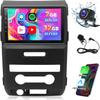 9 inch Android 13 Radio for 2009-2014 Ford F150 Head Unit, 2+32G Touch Screen Car Radio Ford F150 Wireless Carplay/Android Auto F-150 2009 2010 2011 2012 2013 2014 Stereo Bluetooth AM/FM/RDS Wi-Fi view 3