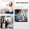 96-Sleeve Cd Case Organizer, Portable DVD Storage Wallet with Handle, Waterproof Hard Shell for Car, Office, and Travel, view 3