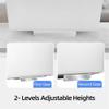 ZHONGCHENGWU Laptop Stand, Portable Laptop Stand Invisible Bracket Foldable Notebook Accessories Support for 11-17 Inch Notebooks Desk Accessories(Gray) view 4