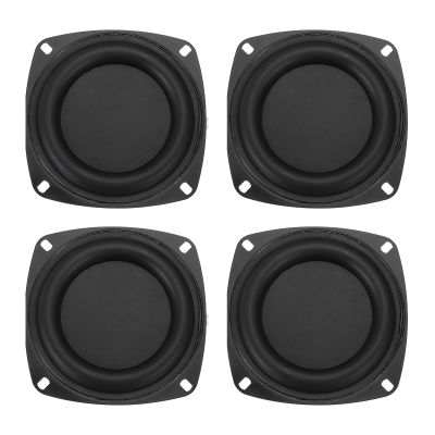 MECCANIXITY 4 Pcs Passive Radiator 4 Inch Woofer Vibrating Membrane, Rubber Vibration Diaphragm Plate Subwoofer for Bass Speaker Replacement, DIY