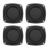 MECCANIXITY 4 Pcs Passive Radiator 4 Inch Woofer Vibrating Membrane, Rubber Vibration Diaphragm Plate Subwoofer for Bass Speaker Replacement, DIY view 1