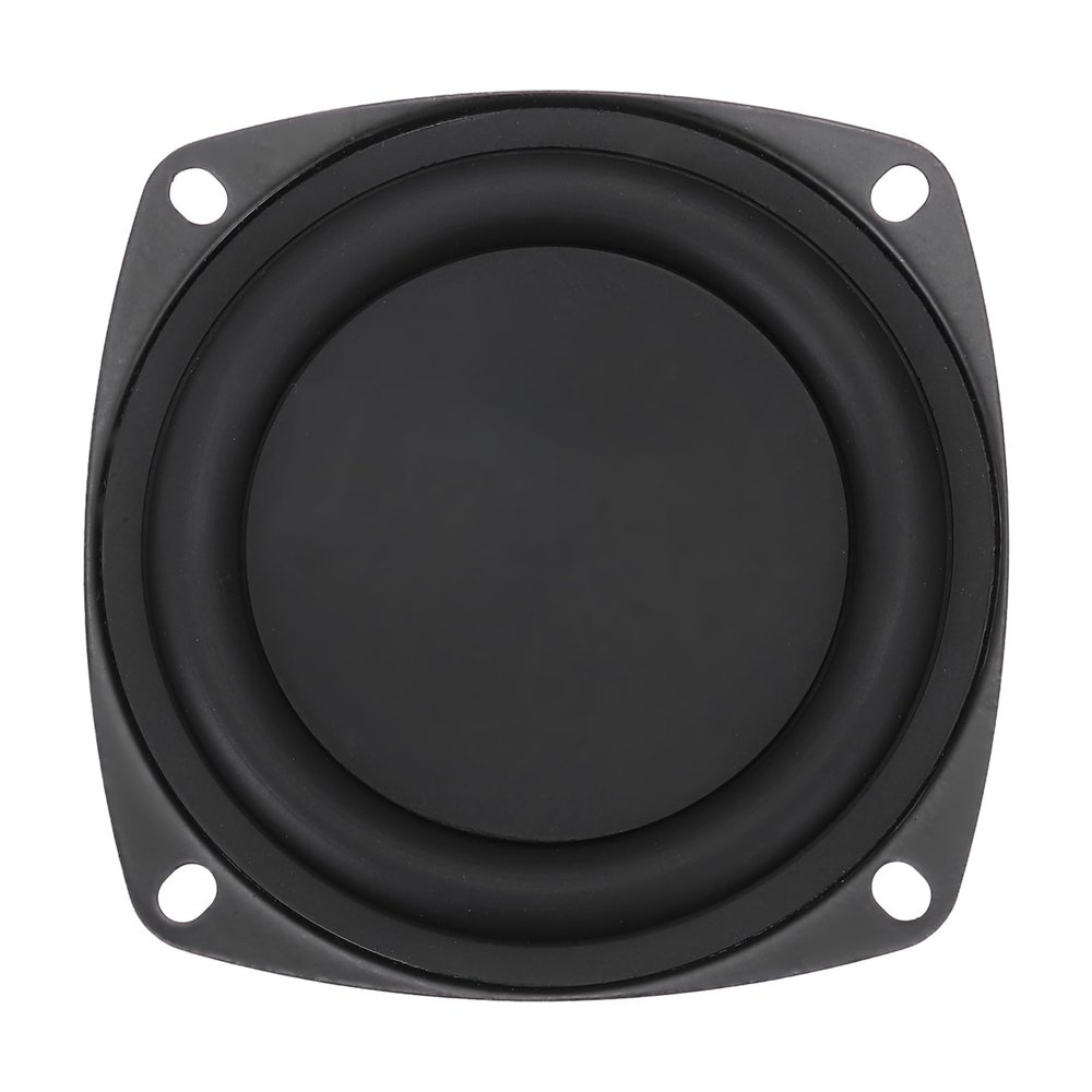 MECCANIXITY 1 Pcs Passive Radiator 3 Inch Woofer Vibrating Membrane, Rubber Vibration Diaphragm Plate Subwoofer for Bass Speaker Replacement, DIY