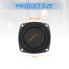 MECCANIXITY 1 Pcs Passive Radiator 3 Inch Woofer Vibrating Membrane, Rubber Vibration Diaphragm Plate Subwoofer for Bass Speaker Replacement, DIY view 2