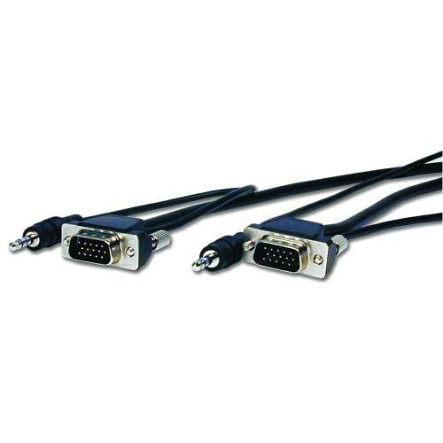 MVGA15P-P-12HR/A Pro AV/IT Series Micro VGA HD15 Plug to Plug w/Audio Cable, 12'